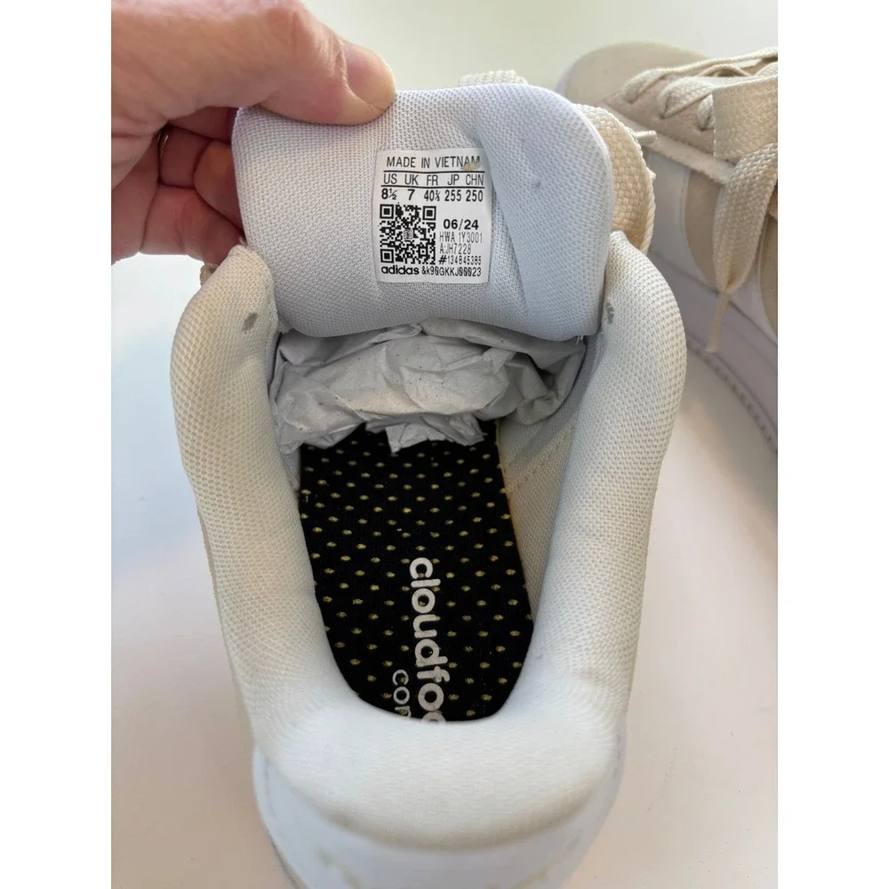 Adidas Grand Court Alpha 00s Wonder White Womens 8.5 Sneakers NEW JH7228